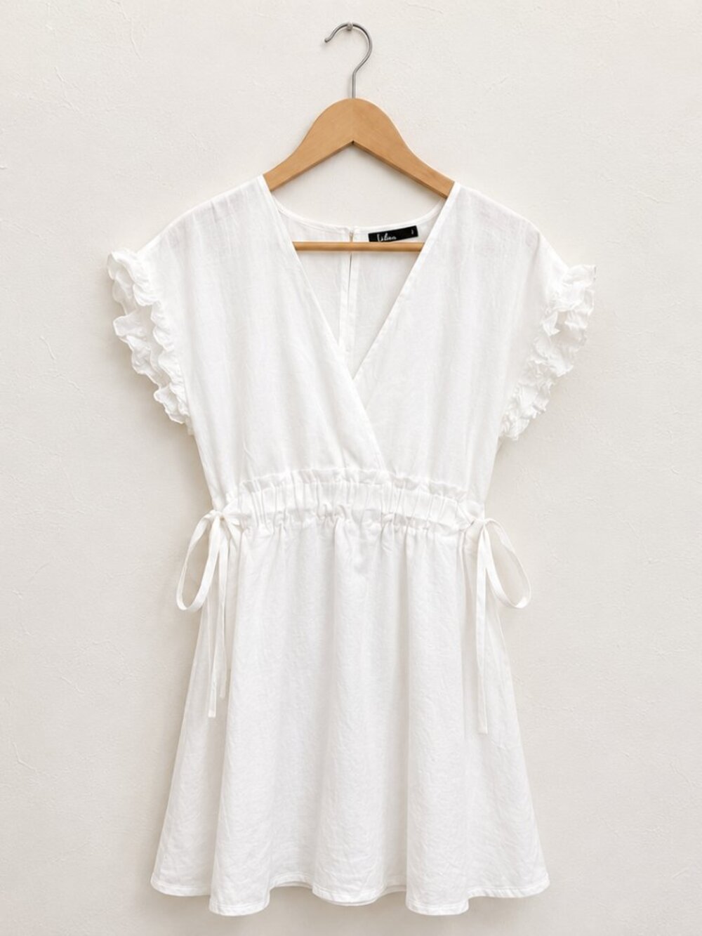 Zara Ruffle Sleeve  Mini Dress